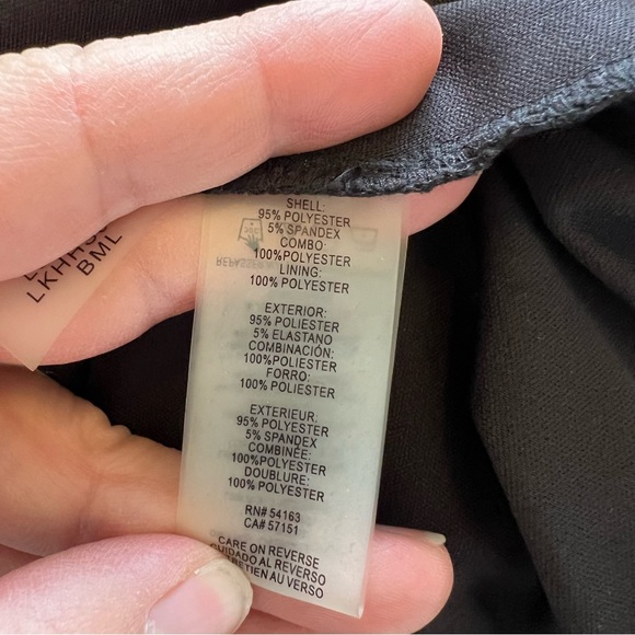 Karl Lagerfeld Paris Black & Blue Floral Sleeveless Sheath Dress Size 8 - Picture 5 of 6